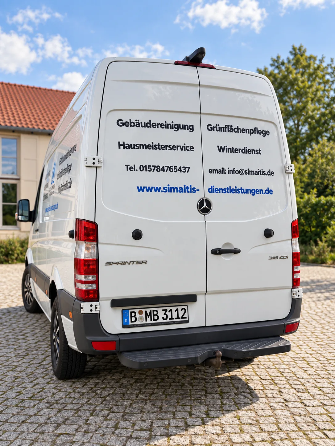 Illustratives Motiv eines Dienstleistungsfahrzeugs